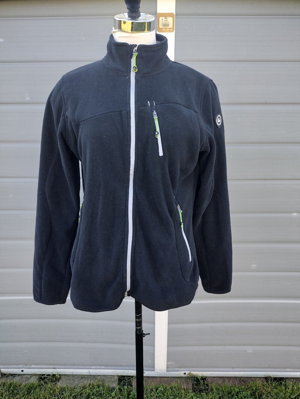 Killtec 929 439 Full Zip Fleece Jacket Women's US 10 Black